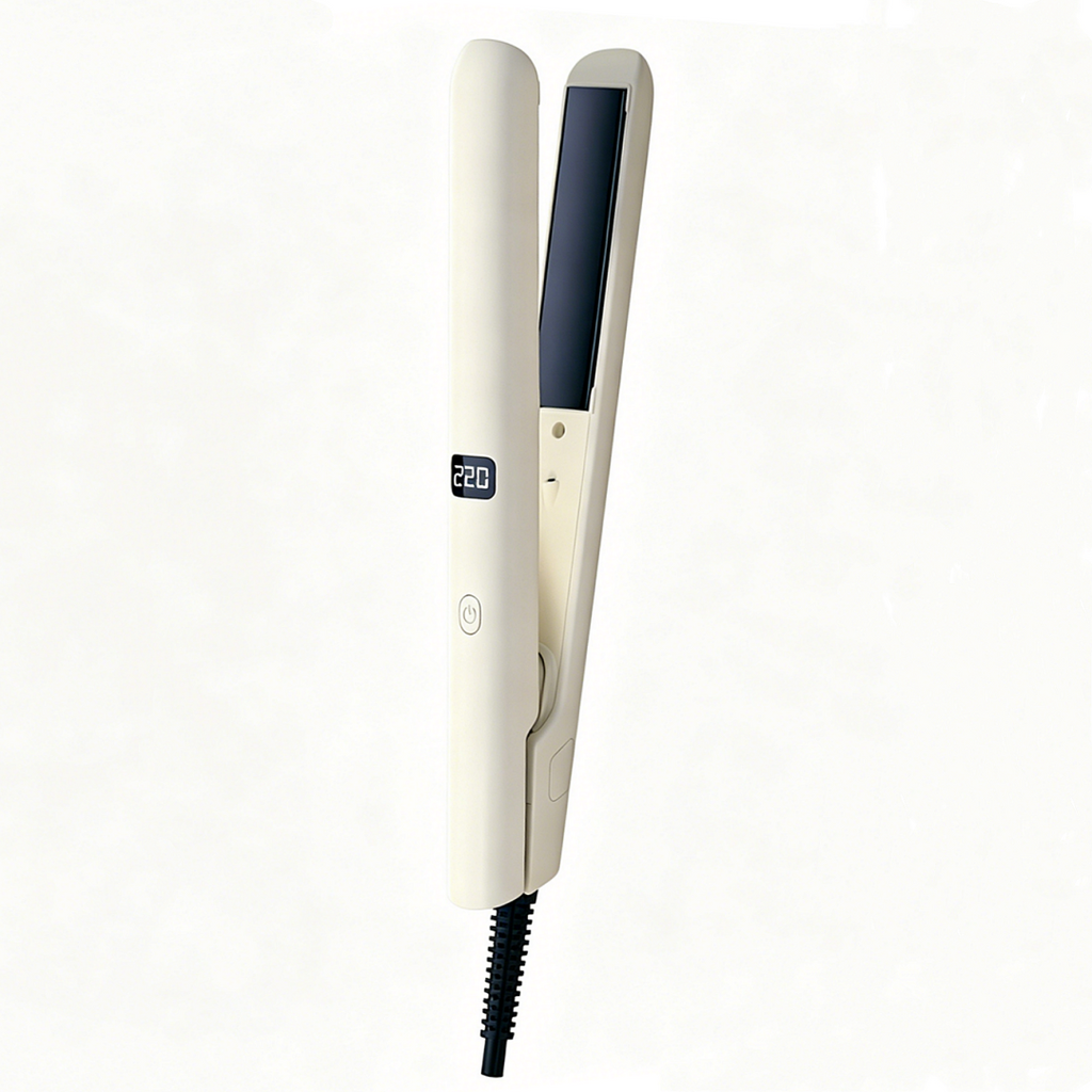 2-in-1 Flat Iron. Straighten & Curl.
